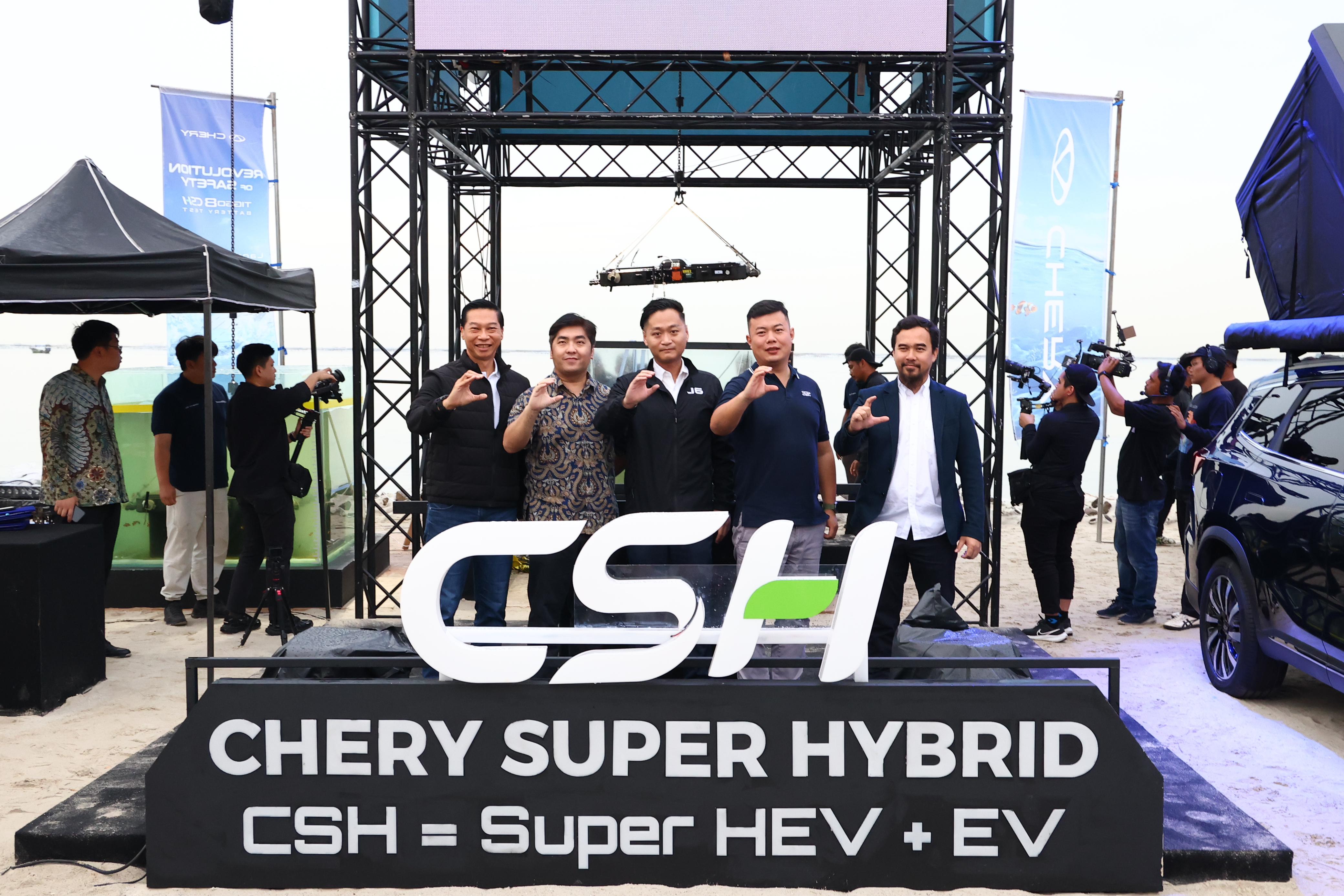 Chery Safety Day Tuntaskan Uji Keamanan Ekstrem di Indonesia, Baterai TIGGO 8 CSH Lolos Perendaman Air Laut Hampir 55 Jam-image